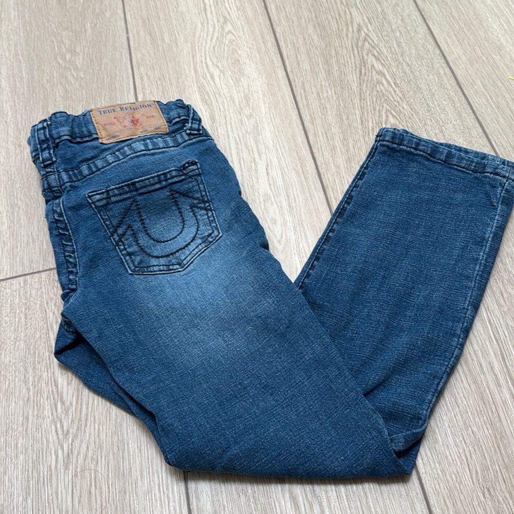 True Religion Geno Relaxed Slim Straight Leg Jeans - Picture 1 of 8